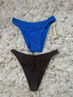 2 Pack Bikini Bottom Bundle XS New With Tags (No Boundaries + Wilo The Label)